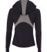 Augusta Sportswear 4812 Women's Freedom Performanc in Black/ graphite heather back view