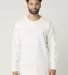 Cotton Heritage MC1182 Long Sleeve Cotton Tee in Vintage white front view