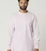 Cotton Heritage MC1182 Long Sleeve Cotton Tee in Light pink front view