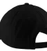 Port & Company CP77 Brushed Twill Dad Hat  Black back view