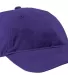 Port & Company CP77 Brushed Twill Dad Hat  Purple front view