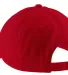 Port & Company CP77 Brushed Twill Dad Hat  Red back view