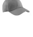 Port & Company CP78 Washed Dad Hat  Deep Smoke front view