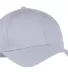 Port & Company CP80 Six-Panel Twill Cap Silver front view