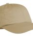 Port & Company CP81 Twill Dad Hat with Metal Eyele Khaki front view