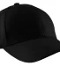 Port & Company CP82 Brushed Twill Cap  Black front view