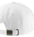 Port & Company CP82 Brushed Twill Cap  White back view
