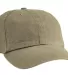 Port & Company CP84 Pigment-Dyed Dad Hat Khaki front view