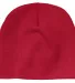 Port & Company CP91 Beanie Ath Red front view