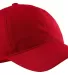 Port & Company CP96 Soft Brushed Canvas Dad Hat Red front view