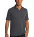 Port & Company KP55 Jersey Knit Polo Charcoal front view