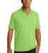 Port & Company KP55 Jersey Knit Polo Lime front view