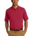 Port & Company KP55P Jersey Knit Pocket Polo Red front view