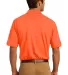 Port & Company KP55P Jersey Knit Pocket Polo Safety Orange back view