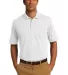 Port & Company KP55P Jersey Knit Pocket Polo White front view