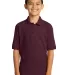 Port & Company KP55Y Youth 5.5-Ounce Jersey Knit P Athletic Marn front view