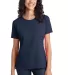 Port & Company LPC150 Ladies Essential Ring Spun T Navy front view