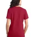 Port & Company LPC150 Ladies Essential Ring Spun T Red back view