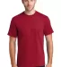 Port & Company PC61T Tall Essential T-Shirt Red front view