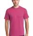 Port & Company PC61T Tall Essential T-Shirt Sangria front view