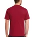 Port & Company PC61T Tall Essential T-Shirt Red back view