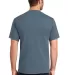 Port & Company PC61T Tall Essential T-Shirt Stonewshd Blue back view
