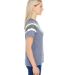 Augusta Sportswear 3011 Ladies Fanatic T-Shirt in Navy/ slate/ white side view