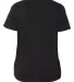 LAT 3807 Curvy Collection Women's V-Neck Tee BLACK back view