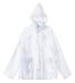 3160 Augusta Adult Clear Rain Jacket in Clear side view