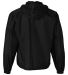 Augusta 3130 Pullover Rain Jacket with Pocket in Black back view