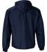 Augusta 3130 Pullover Rain Jacket with Pocket in Navy back view
