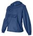 Augusta 3130 Pullover Rain Jacket with Pocket in Royal side view
