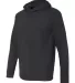 Comfort Colors 4900 Garment Dyed Hooded Long Sleev Black side view