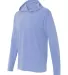Comfort Colors 4900 Garment Dyed Hooded Long Sleev Flo Blue side view