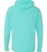 Comfort Colors 4900 Garment Dyed Hooded Long Sleev Lagoon back view