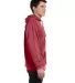 Comfort Colors 1567 Garment Dyed Hooded Pullover S in Crimson side view
