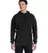 Comfort Colors 1567 Garment Dyed Hooded Pullover S in Black front view