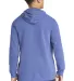 Comfort Colors 1567 Garment Dyed Hooded Pullover S in Flo blue back view