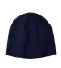 BX026 Big Accessories Knit Beanie NAVY front view