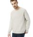 Alternative Apparel AA9575 Unisex Crew Neck Fleece in Eco light grey side view