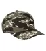 BX024 Big Accessories Structured Camo Hat RPSTP TIGER CAMO front view