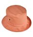 BA534 Big Accessories Metal Eyelet Bucket Cap in Mango