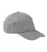 BA529 Big Accessories Washed Baseball Cap in Charcoal front view