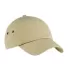 BA529 Big Accessories Washed Baseball Cap in Stone front view