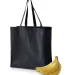 BE055 BAGedge 6 oz. Canvas Grocery Tote BLACK front view
