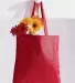 BE003 BAGedge 8 oz. Canvas Tote RED front view