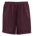 5209 C2 Sport Youth Mesh 6 Short Maroon front view