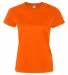 C5600 C2 Sport Ladies Polyester Tee Safety Orange front view
