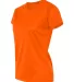 C5600 C2 Sport Ladies Polyester Tee Safety Orange side view