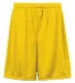 5229 C2 Sport Youth Performance Shorts Gold side view